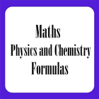 Math and Physics and Chemistry Formulas icône