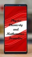 Math and Physics and Chemistry Formulas Affiche