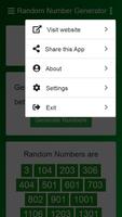 Random Number Generator capture d'écran 1