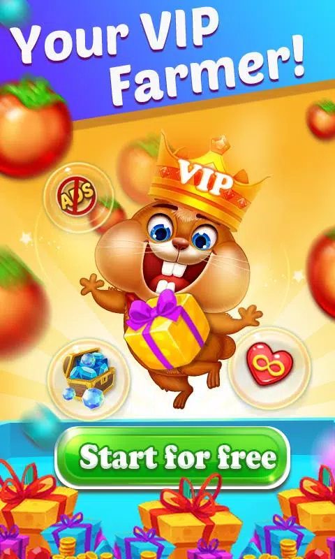 🕹️ Play Farm Girl Game: Free Online Match 3 Fruits in a Row Video Game for  Kids & Adults