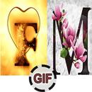 صور حروف متحركة بالنار والورود و على شكل ملك gif APK