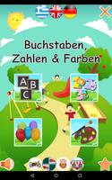 Buchstaben lernen - Deutsch Plakat