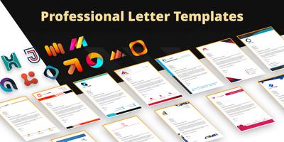 Professional Letter Templates পোস্টার