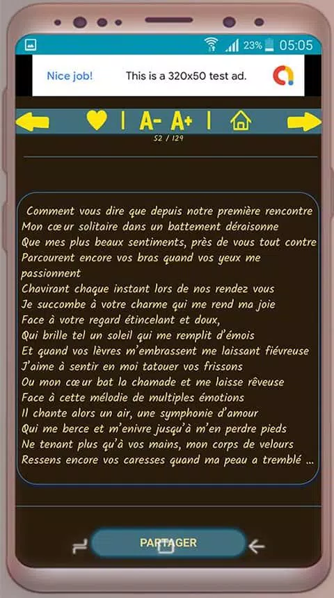 Lettres D'amour pour une Femme APK for Android Download