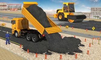 Highway Construction Games 3d poster