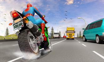 Spider Hero Rider - Racers Of Highway Affiche