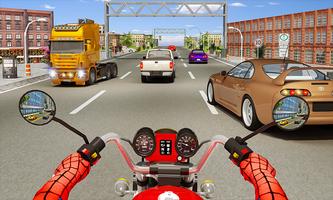 Spider Hero Rider - Racers Of Highway capture d'écran 1