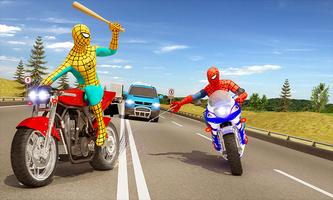 Spider Hero Rider - Racers Of Highway capture d'écran 2