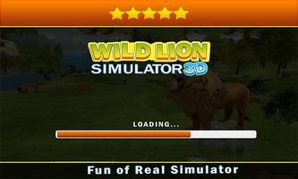 Wild Angry Lion Revenge Sim 3D captura de pantalla 3
