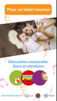 Bébé heureux: bébé smartphone pour bébé activités Affiche