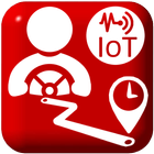 Transport tracker: IoT sensors icon