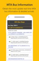 Bus Time Tracker for NYC ảnh chụp màn hình 1