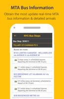 Bus Time Tracker for NYC تصوير الشاشة 1