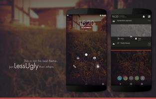 LessUgly CM11 Theme الملصق