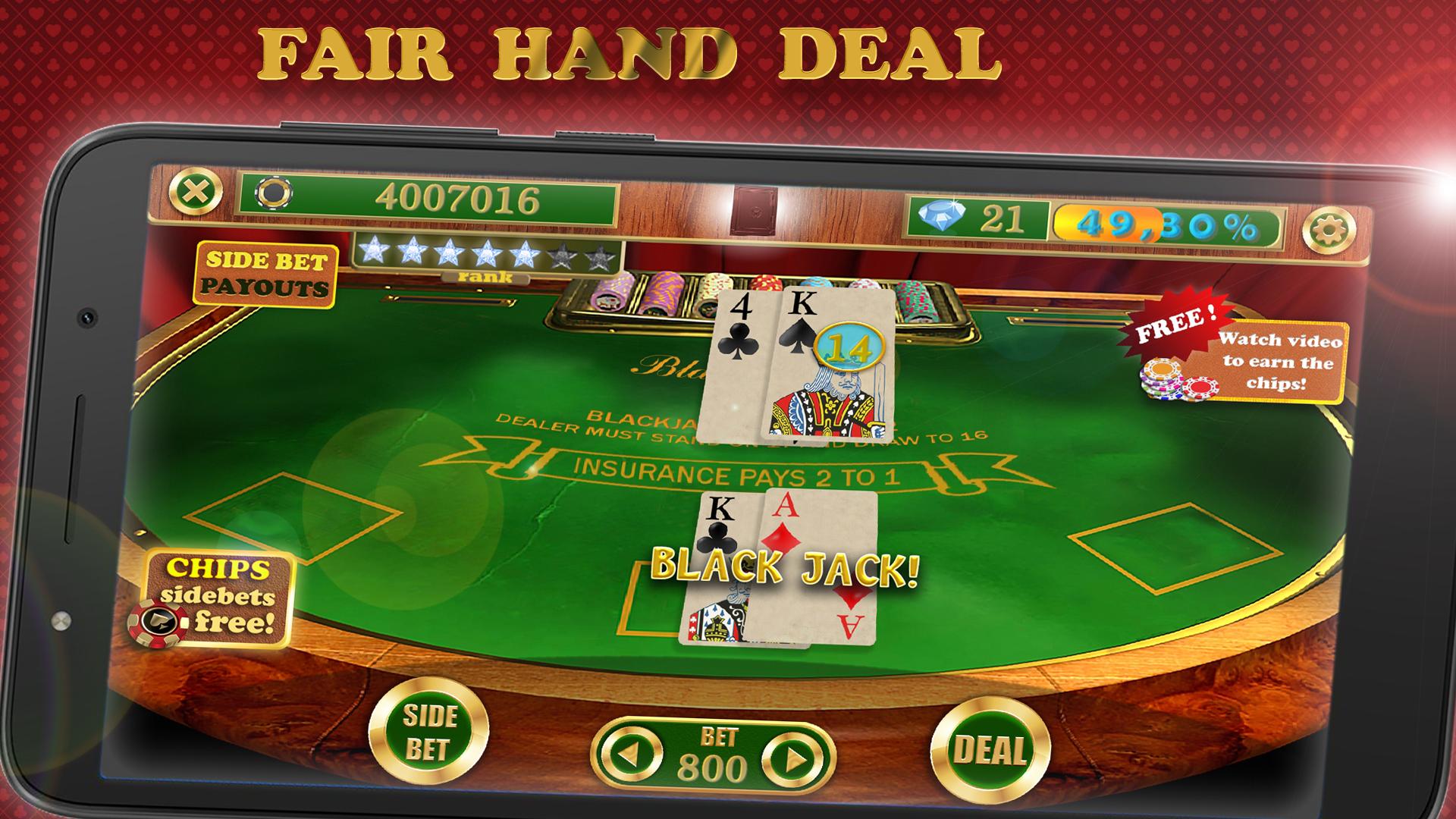 игра black jack 21