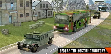 Mountain Army Bus Driving 2019:  GBT Bus Games 3D