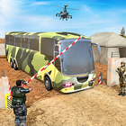 Mountain Army Bus Driving 2019:  GBT Bus Games 3D icône
