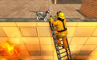 Nova Iorque bombeiro resgatar simulador 3d imagem de tela 3
