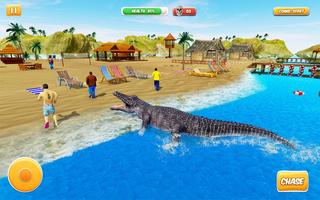 affamé attaque de crocodile 3D capture d'écran 3