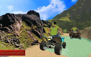 quad sepeda offroad 2019: baru pertandingan 3d screenshot 1