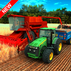 آیکون‌ Village Tractor Farming: GBT New Farming Games 3D