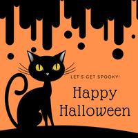Happy Halloween Cards & Photo Sticker Affiche