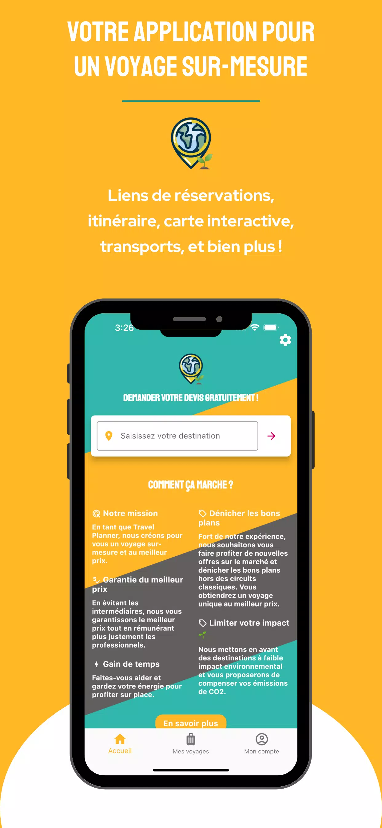 Fabrique ton Voyage Screenshots