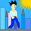 người lái xe thành phố biểu tượng