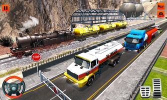 油轮运输卡车司机和火车游戏 截图 2