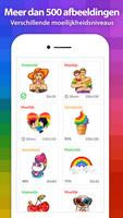 LGBT Kleuren op Nummer-poster