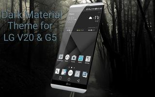 Dark Material theme for LG V20 poster