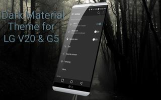 Dark Material theme for LG V20 스크린샷 3