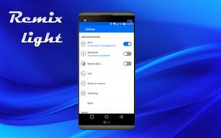 Remix Light Theme for LG V20 تصوير الشاشة 2