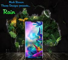 Rain Theme for LG G7 UX 7 Android 9.0 captura de pantalla 1