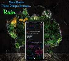 Rain Theme for LG G7 UX 7 Android 9.0 captura de pantalla 2