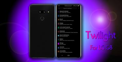 Twilight Theme for LG G7 Ekran Görüntüsü 2