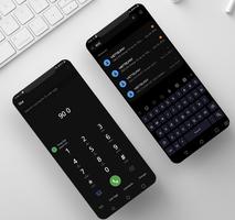 [UX9] Black Theme for LG Andro تصوير الشاشة 2