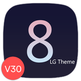 [UX6] G8 Black Theme for V20 G أيقونة