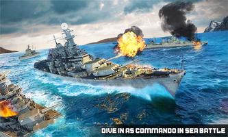 Navy Battle Ship Attack Game capture d'écran 1