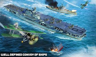 Navy Battle Ship Attack Game Affiche
