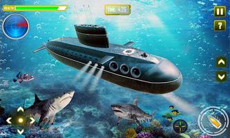 US Army Submarine Simulator : Navy Army War games Affiche