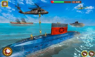 US Army Submarine Simulator : Navy Army War games screenshot 2