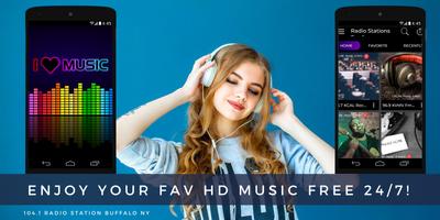 104.1 Fm Radio Station Buffalo Music Android App Cartaz