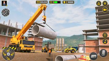 Real Construction Truck Games Affiche