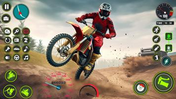 Dirt Bike Stunt Racing Games Affiche