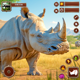 Survie jungle des rhinocéros