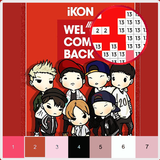 iKON Pixel Art - KPOP Color By Number иконка