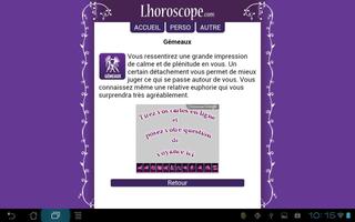 horoscope Gratuit Tablette capture d'écran 1