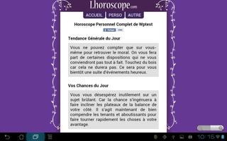 horoscope Gratuit Tablette capture d'écran 2