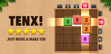 TENX - Wooden Number Puzzle Ga